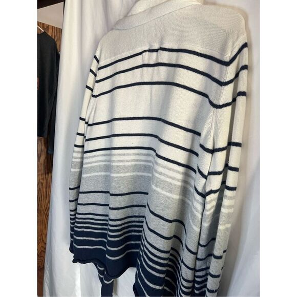 Gap Multicolored Striped Cardigan Woman’s Size Large - Picture 7 of 9